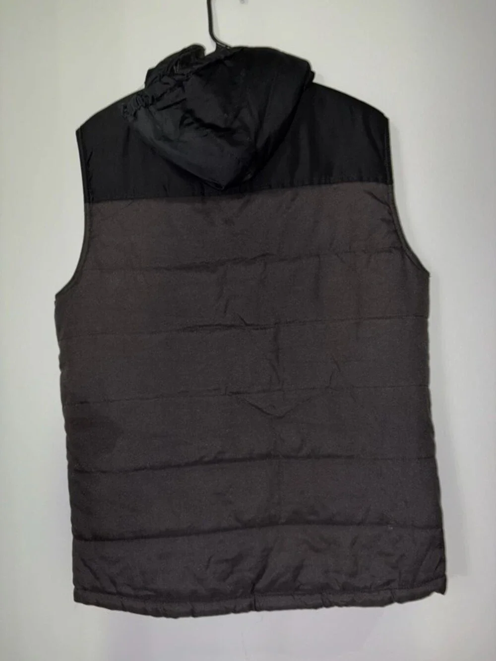 American Stitch Men's Hooded Puffer Vest Black Size XL